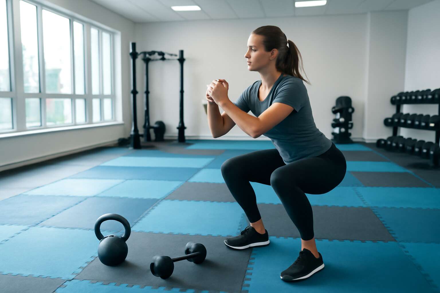 rubber mat gym