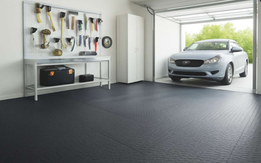 Revamp Your Garage with a rubber mat floor for garage, durable and easy to clean