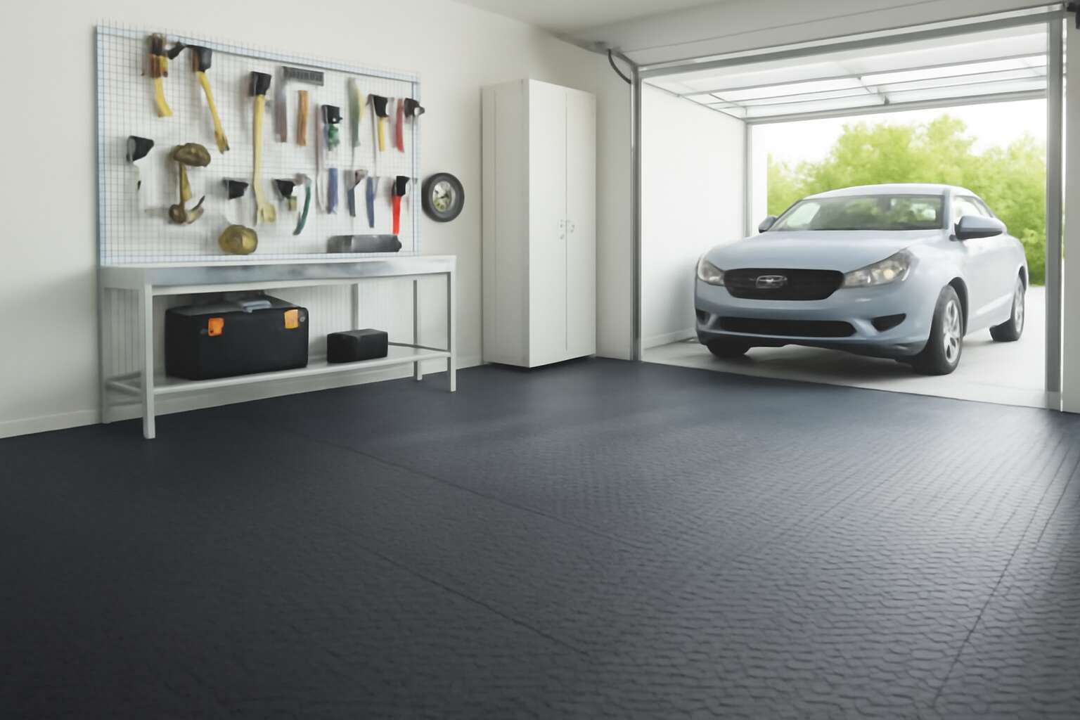 rubber mat floor for garage