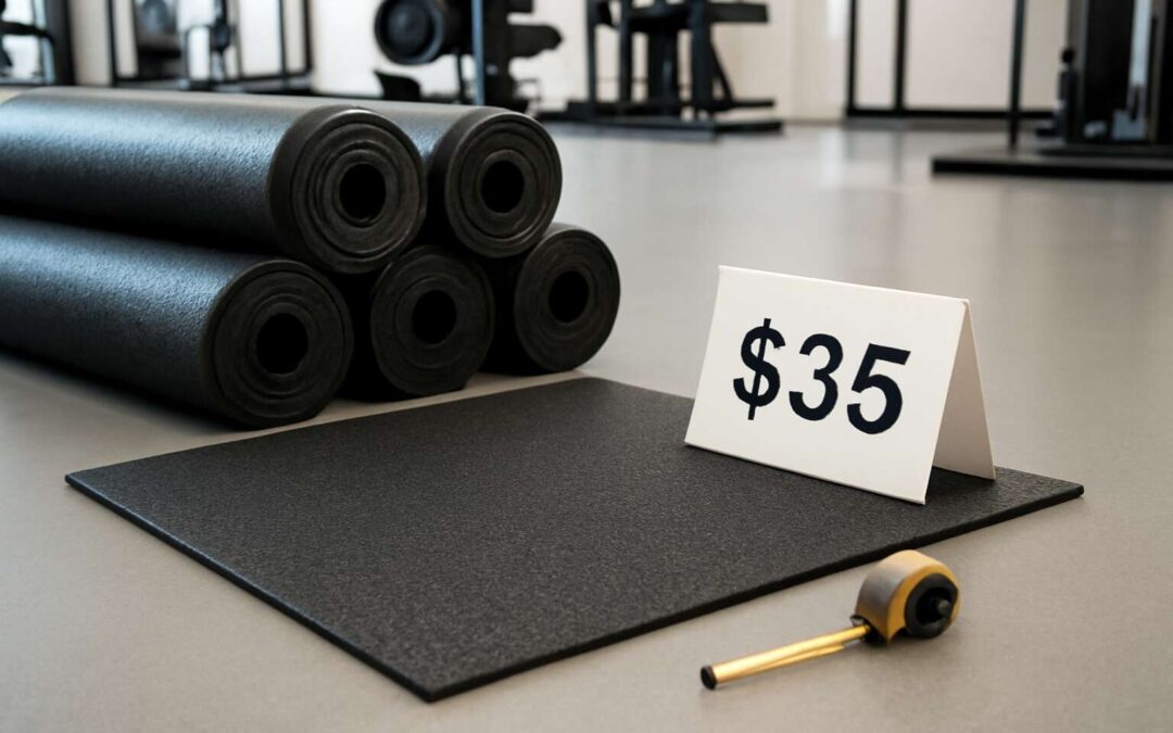 Best Value: gym floor rubber mat roll price for durable, safe workouts