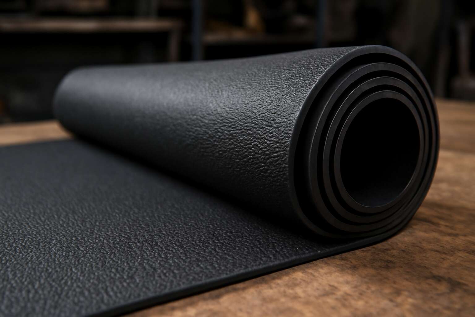 thin rubber matting roll