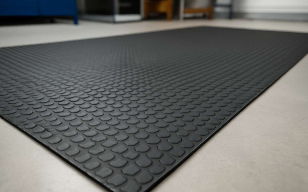 Grip, durability, and versatility with rubber matting 3mm thick for any space.
