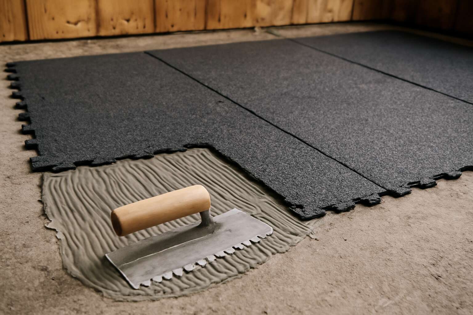 rubber matting glue for stables