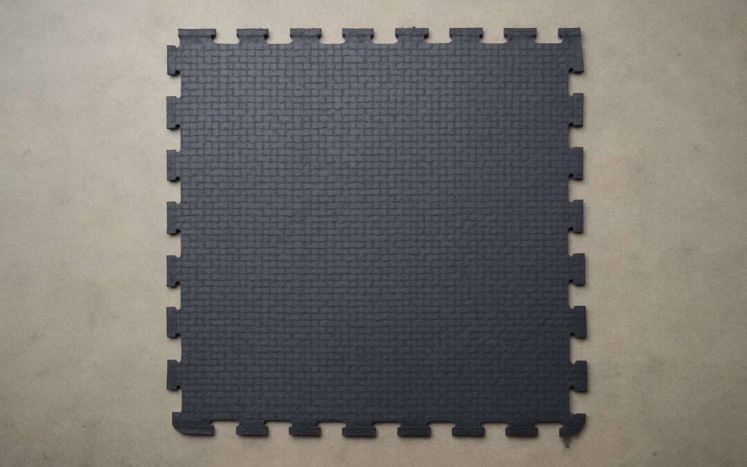 Durable rubber mat 6×6: Non-slip, versatile flooring for any space.