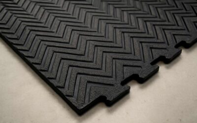 Transform your space with a zigzag rubber mat that grips and protects.