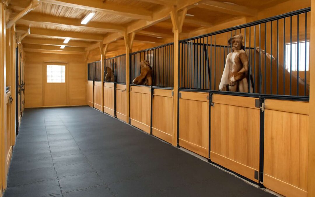 Upgrade Your Barn with rubber matting horse stables for safer, cleaner stalls