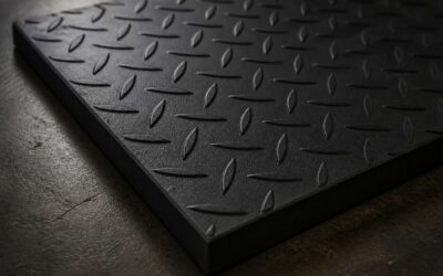 Rubber Mat Black, Slip Resistant for Home and Gym