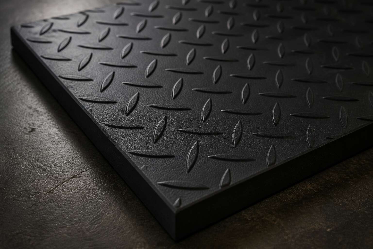 rubber mat black