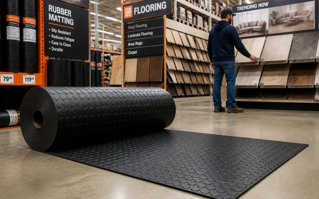 Rubber mat for floor near me, get yours.
