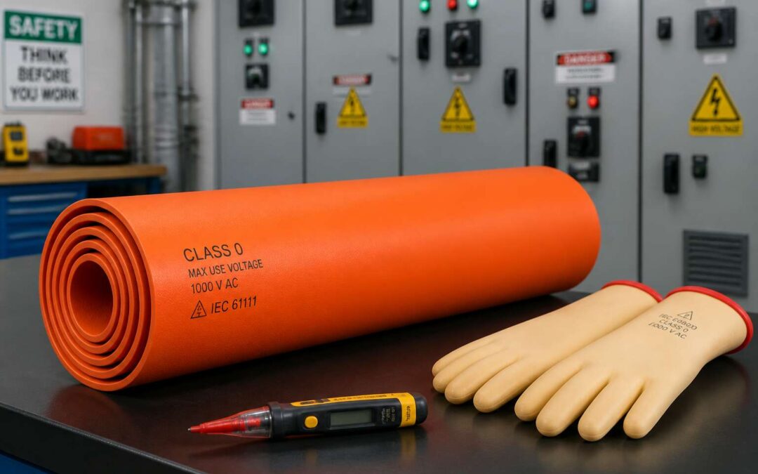 Stay safe with electrical rubber mat class 0