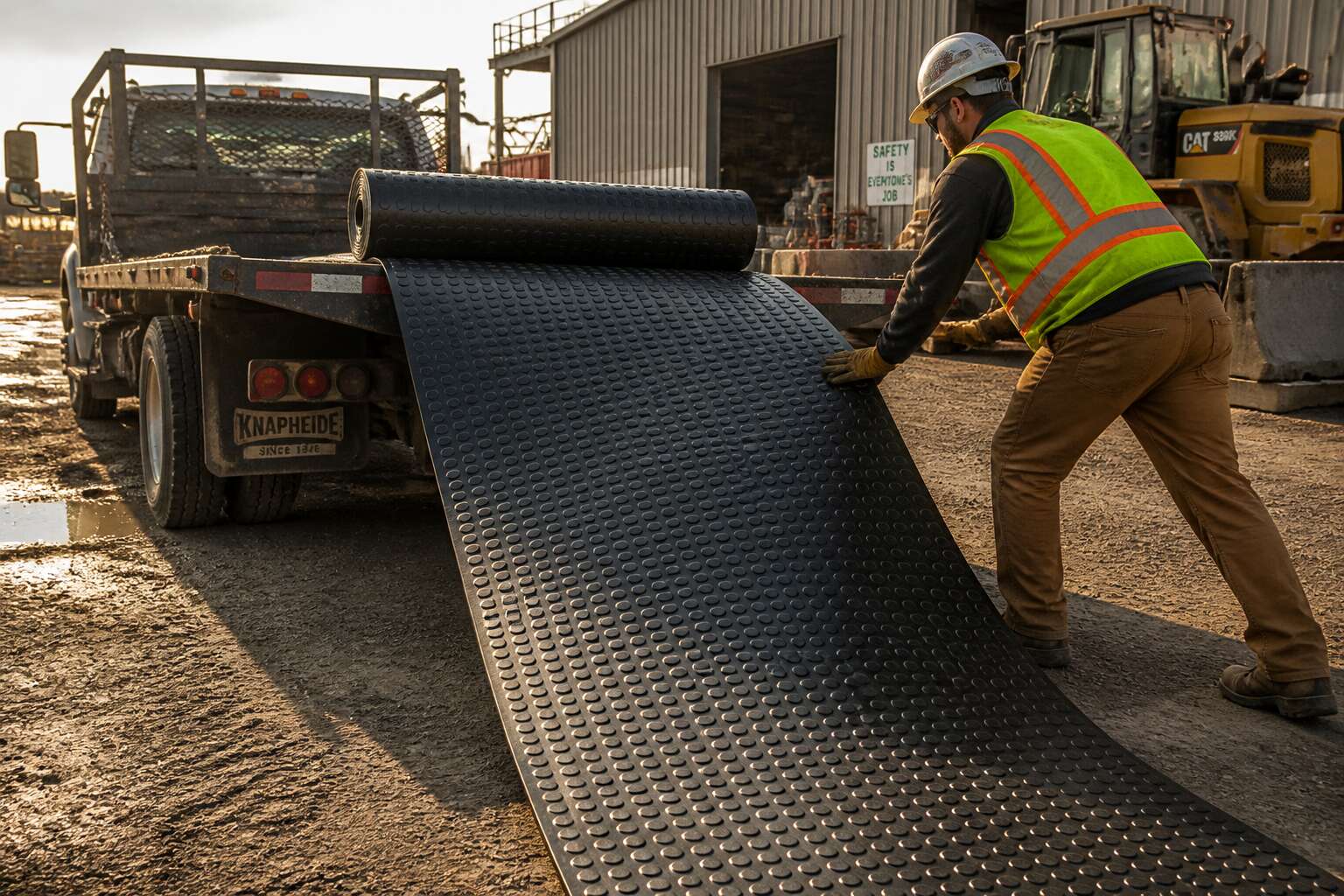 rubber matting vehicle